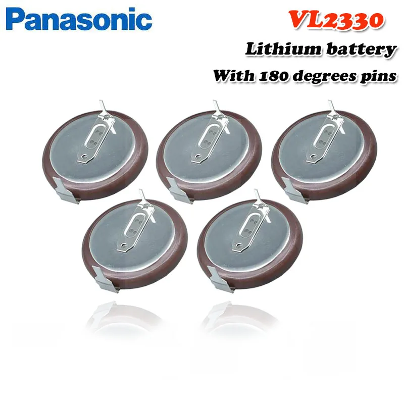 5 шт./лот 100% оригинальный Panasonic VL2330 2330 перезаряжаемая литиевая батарея монетница