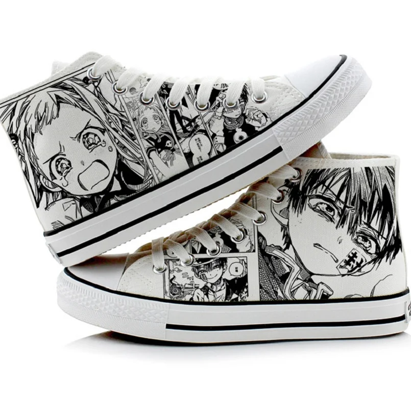 Scarpe da ginnastica Unisex in tela hanaki kun con suola da toilette