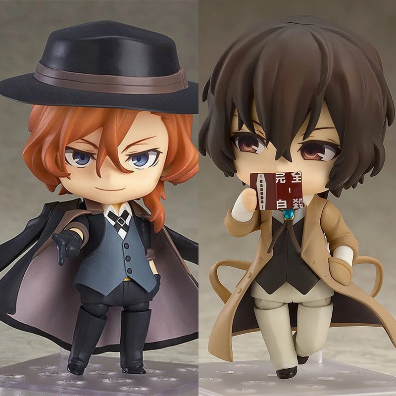 

#657 Dazai Osamu #676 Nakahara Chuya Toy Action Figures Stray Dogs Figure Anime Figure Movable Action Toys 3 Faces Changeable