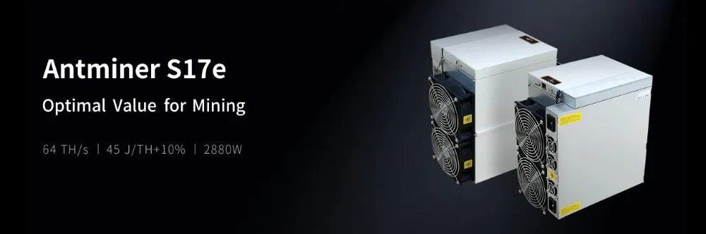 AntMiner S17e 64-й/С БП BTC BCH Майнер лучше S17e 64T Майнинг сервер