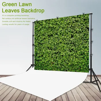 

Wedding Baby Shower Professional Party For Photography Photo Studio Props Background Outdoorsy Theme Green Lawn Leaves Backdrop