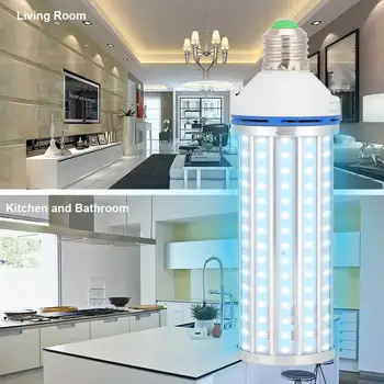 

100-265V UVC LED Bulb E27 UV LED Lamp 15W 20W Desinfection Light LED Corn Bulb Ultraviolet Light Bactericidal Sterilization Lamp