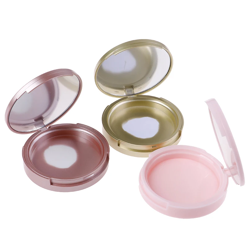 Cosmetic Mirror Case Organizer Beauty Makeup Tool Kit Round Cute False Eyelash Storage Box Maquillage Maleta De Maquiagem | Красота и