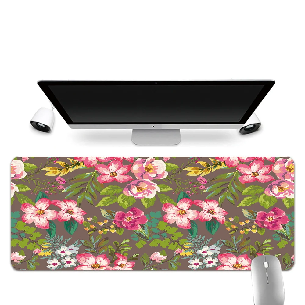 Elegant Rose Gold Floral Mouse Mat For Computer PC Laptop Gaming Office Home Desk Accessories 24120 - View #10