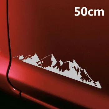 

Wrap Car Sticker Tree Mountain 1x Accessory Exterior 50cm For SUV RV PET
