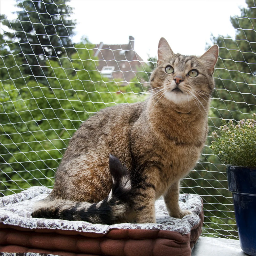 Cat Safety Net Cat Balcony Protection Net Sturdy Plastic Mesh Netting Gardening Net For Prevents Cats From Escaping Or Falling From Balcony