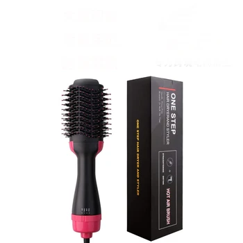 

Multi function hot air comb, roll straight blowing comb, negative ion hot air comb
