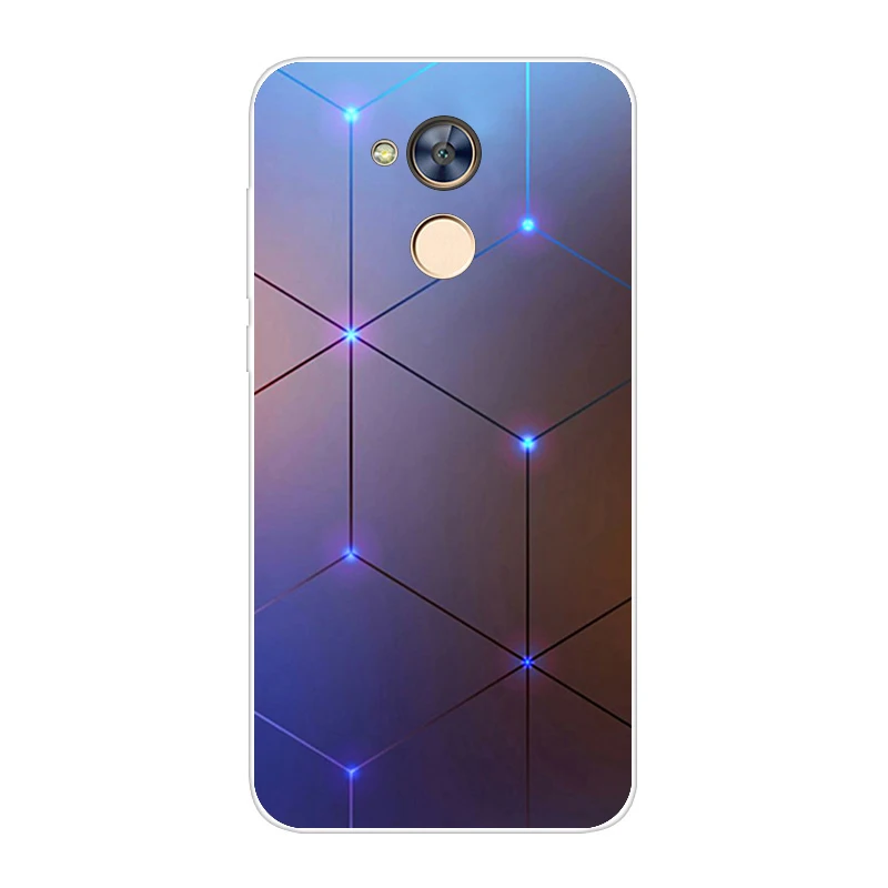 Небесно-голубой Чехол для Huawei Honor 6a чехол DLI-TL20 принципиально силиконовый чехол 5," для Huawei Honor 6a защитные чехлы-бамперы для Honor6A - Цвет: Небесно-голубой