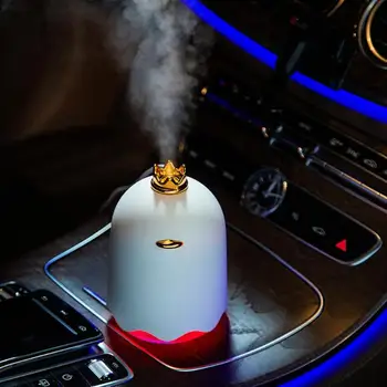 

250ml Ultrasonic Air Humidifier Cute Shape Aroma Essential Oil Diffuser USB Humidifier Mist Maker with LED Light for Home