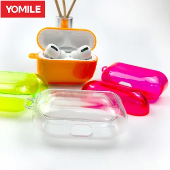 

Clear Candy Colour Earphone Case For Apple Airpods Pro 3 Airpods3 Transparent Cute Solid Color Soft Air pods 3 Protection Cover