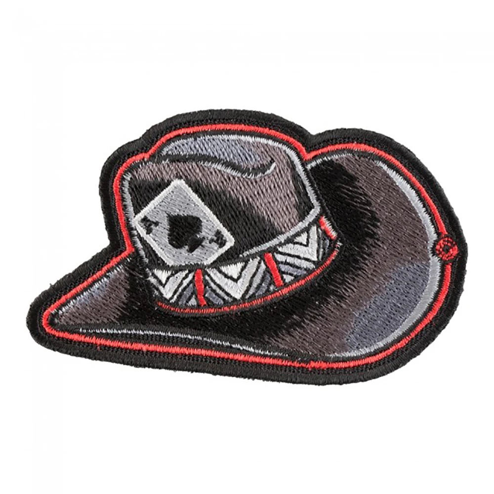 Ace Of Spades Cowboy Hat Patch Embroidered Western Patches Iron On Sew