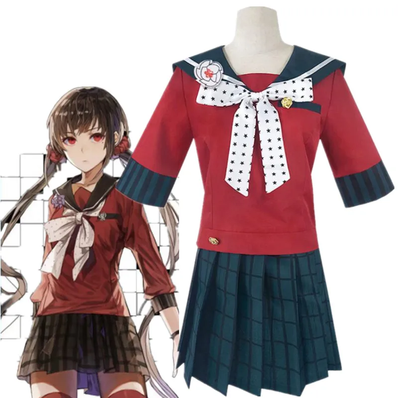 Danganronpa V3:Killing Harmony Harukawa Maki Uniform Suit Cosplay Costume Outfit 