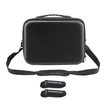 

Portable Waterproof Case for DJI Mavic Air 2 PU Shoulder Handbag + Paddle Holder Protective Case Drone Accessories