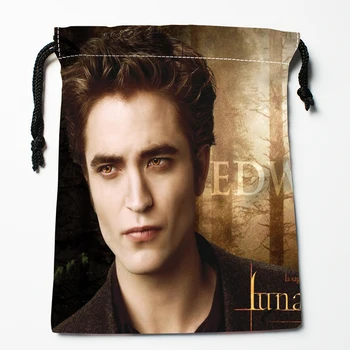

Best Sell Twilight Modern Picture Drawstring Bags Print 18X22CM Soft Satin Fabric Resuable Storage Storage Clothes Bag Shoes Bag
