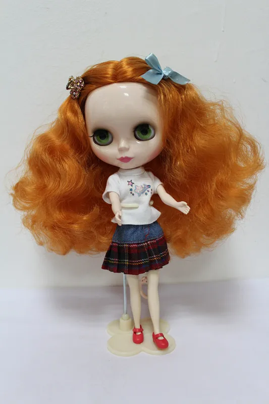 Кукла Обнаженная Blyth, кудрявые волосы имбиря