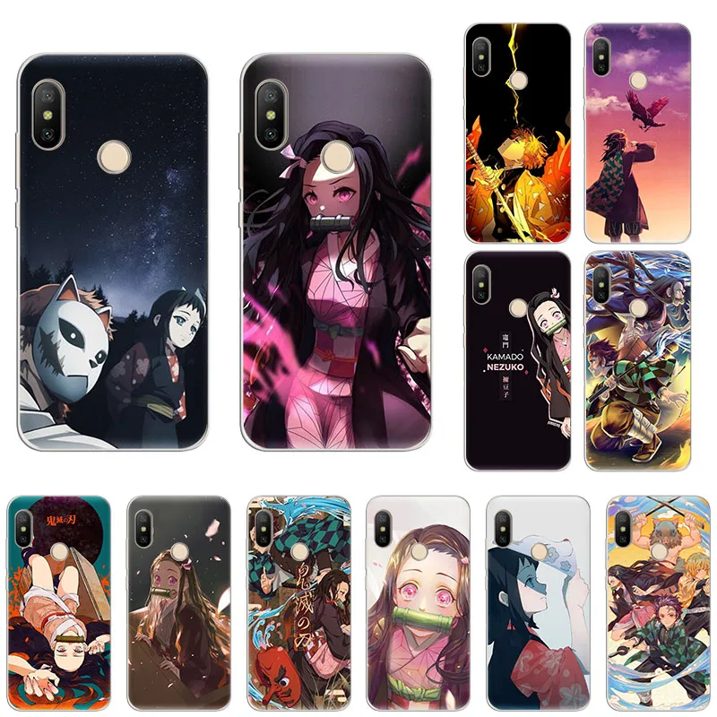 Demon Slayer Kimetsu no Yaiba SOFT TPU Silicone phone case for Redmi 7