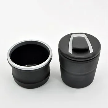 

Car Interior Ashtray Auto Ash Tray Storage Jar LED Blue Light Display For BMW