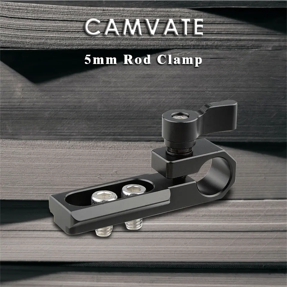 Camera universal Standard Single 15mm Rod Clamp With NATO Safety Rail &1/4"-20 S