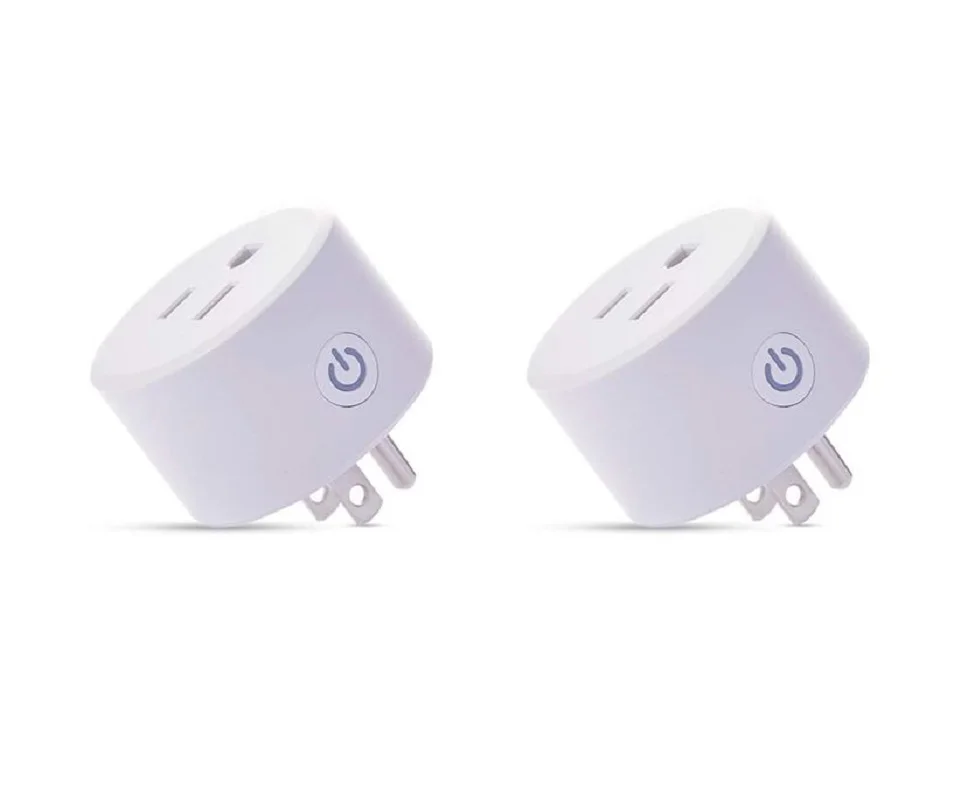 2 шт./упак. US Smart Plug Tuya Версия смарт-розетка 15A умная розетка Поддержка Alexa/Google Assisitant/Tmall Genie умный дом