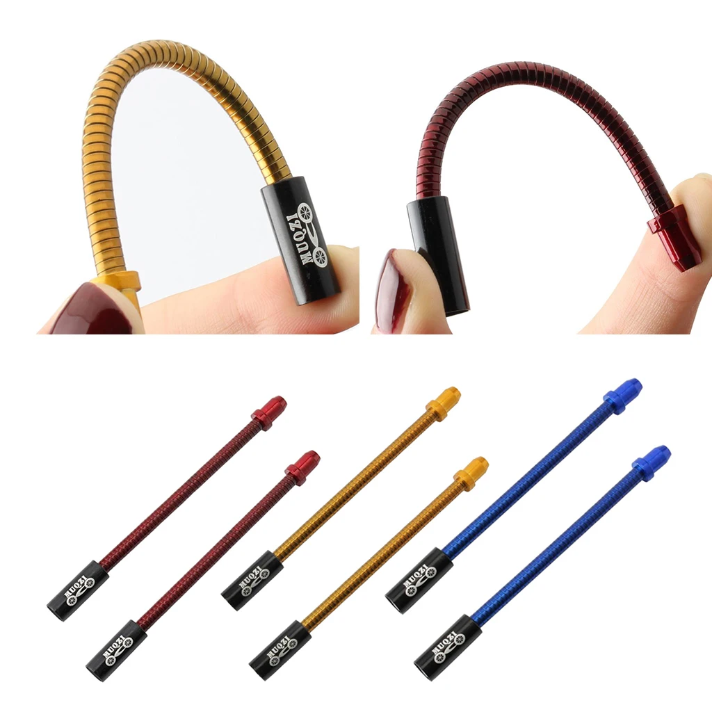 2x Flexible Bike V Brake Noodle Caliper Elbow Inner Tube Bicke Brake Noodles Cable Guide Boots Mountain Bicycle Part Accessories