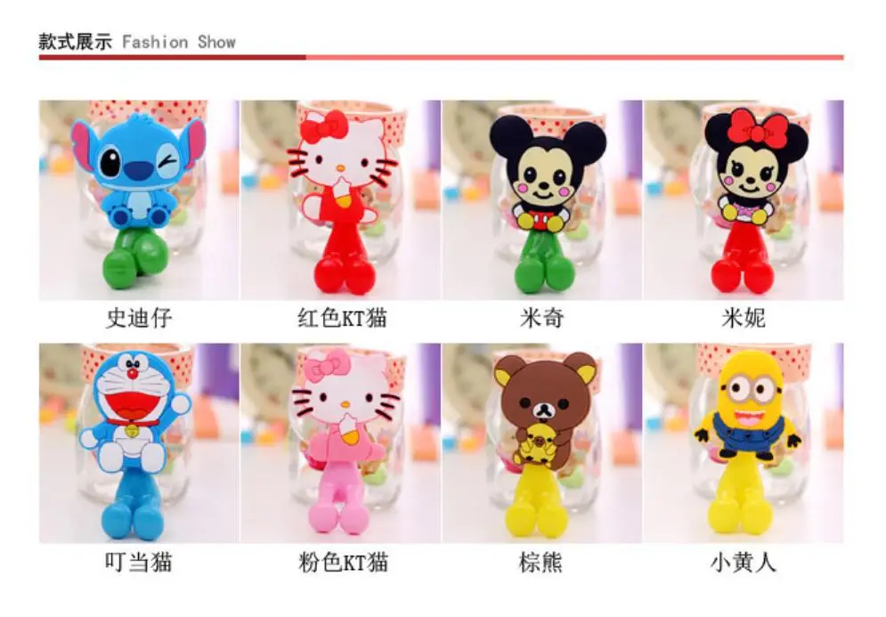 New Style Cute Cartoon Strong Seemless Spacious Adhesive Hook Tile Sucker Hook