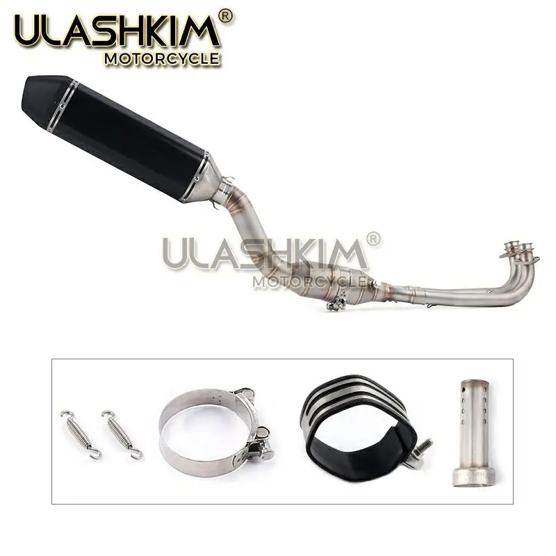 For Yamaha Tmax500 Tmax530 Tmax T-Max 500 530 Motorcycle Full System Exhaust Escape Pipe Modified Middle Link Pipe