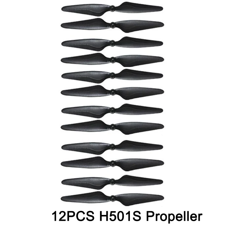 Fytoo 20-Pack Replacement Propellers For Hubsan H501S, MJX Bugs 3, And Other Compatible Drones (Gold) - View #4