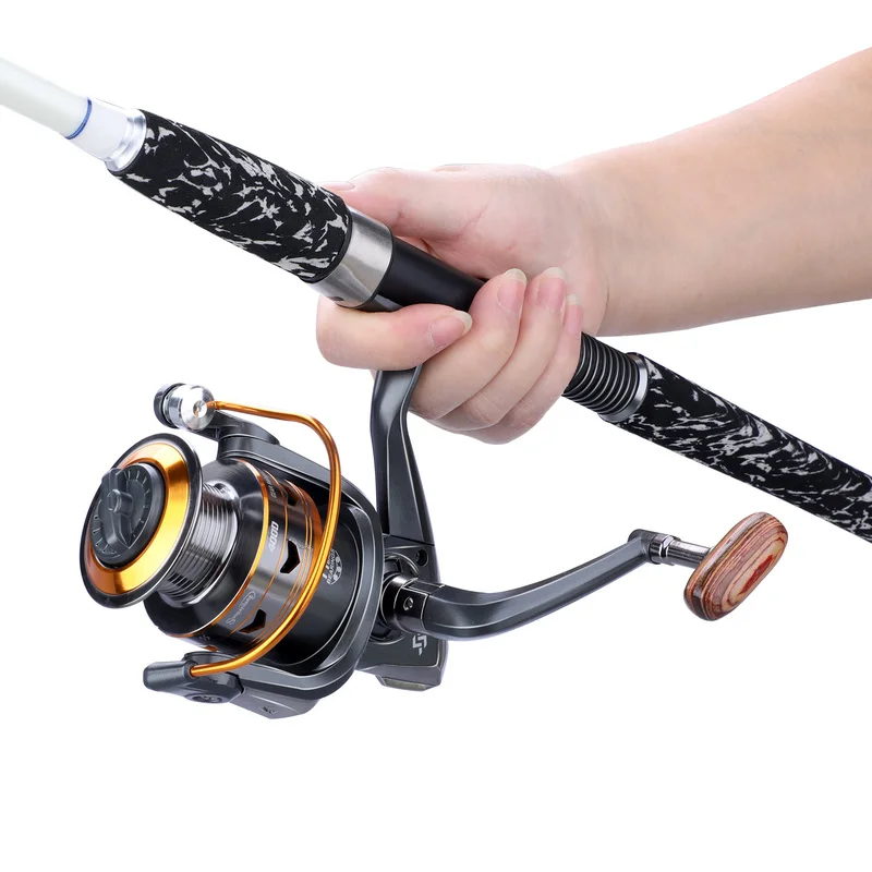 Sougayilang 1.65m 2 Sections Boat Fishing Rod Reel Combo Super Strong Carbon Fiber Fishing Rod with 11BB Baitcasting Reel Pesca