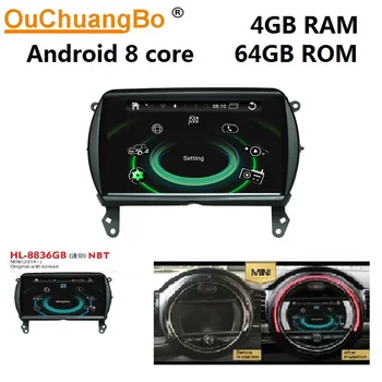 

Ouchuangbo radio recorder multimedia player for mini clubman f54 2014-2017 NBT system with Android 9.0 gps navigation 4GB+64GB