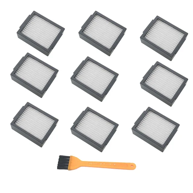 9cps Filter for iRobot Roomba I Series E Series Sweeping Robot Accessories for iRobot i7 E5 E6 Replacement Filters 9pcs
