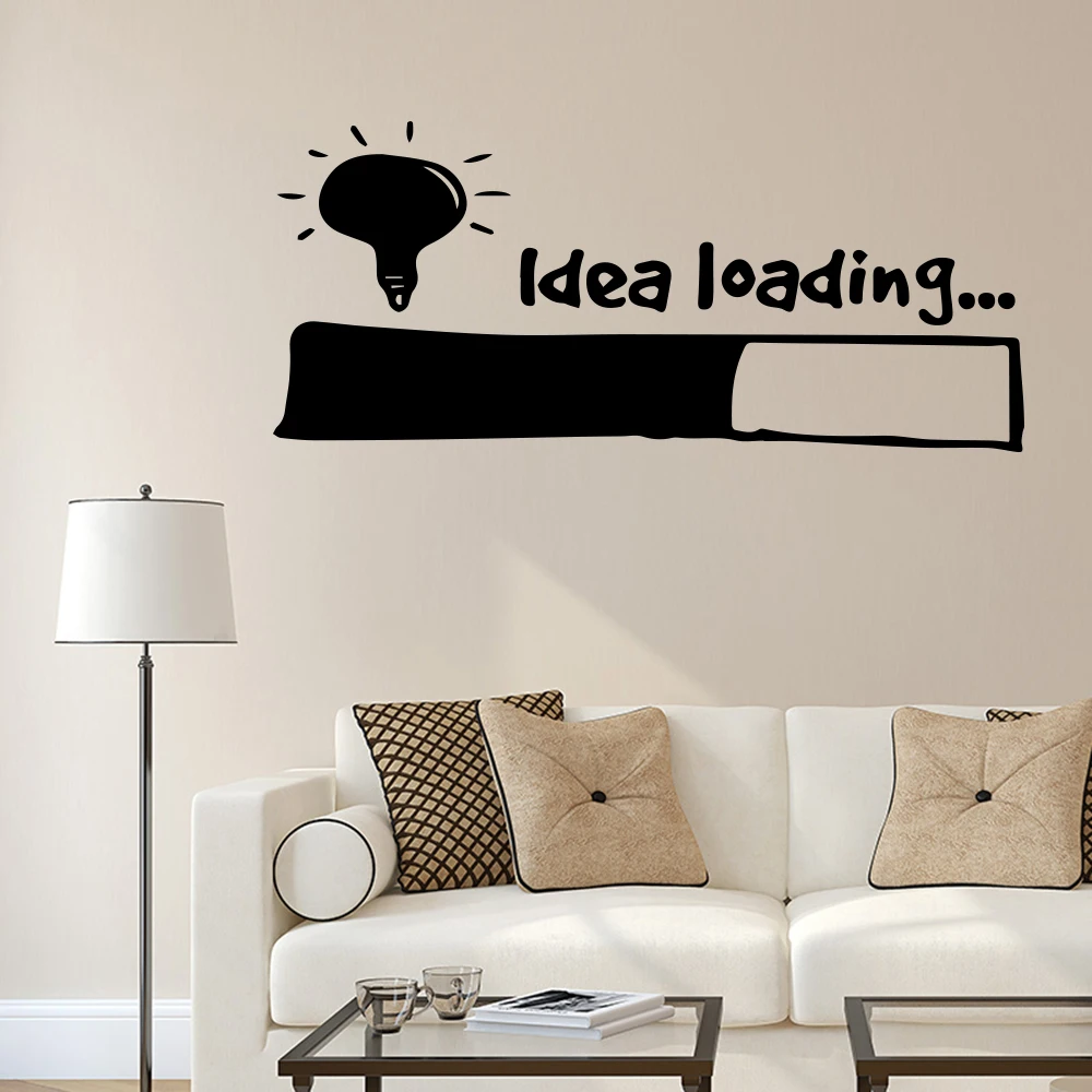 Настенная Наклейка Idea Loading настенная наклейка домашнее украшение для спальни