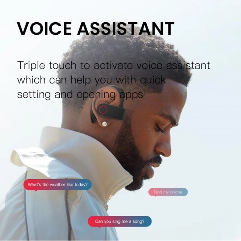 Новые наушники TWS Bluetooth, настоящие беспроводные наушники, 8 часов, музыка, bluetooth 5,0, беспроводные наушники, водонепроницаемые спортивные наушники