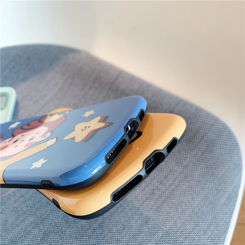 Мультяшный антиосенний Гладкий парный чехол для телефона для iphone XS Max чехол для iphone XR X 8 7 6S 6 Plus 11 11Pro Max чехол s Capa