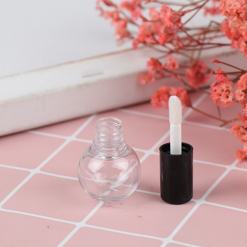 New Empty Transparent Lip Gloss Tubes Plastic Balm Tube Lipstick Mini Sample Cosmetic Container 4cm X 2.5cm 1pc