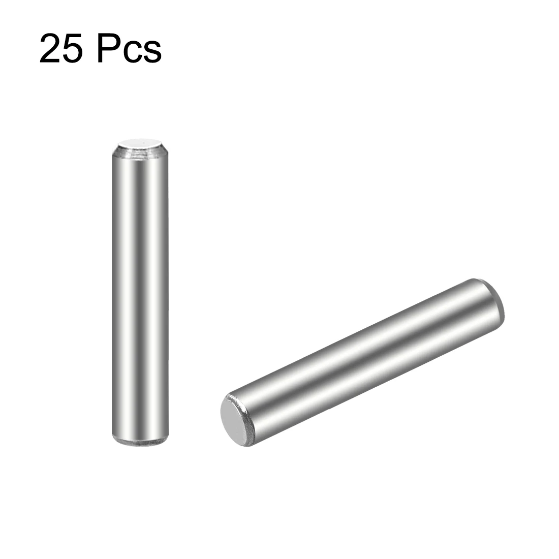 3mm x 16mm Dowel Pin 25Pcs 304 Stainless Steel