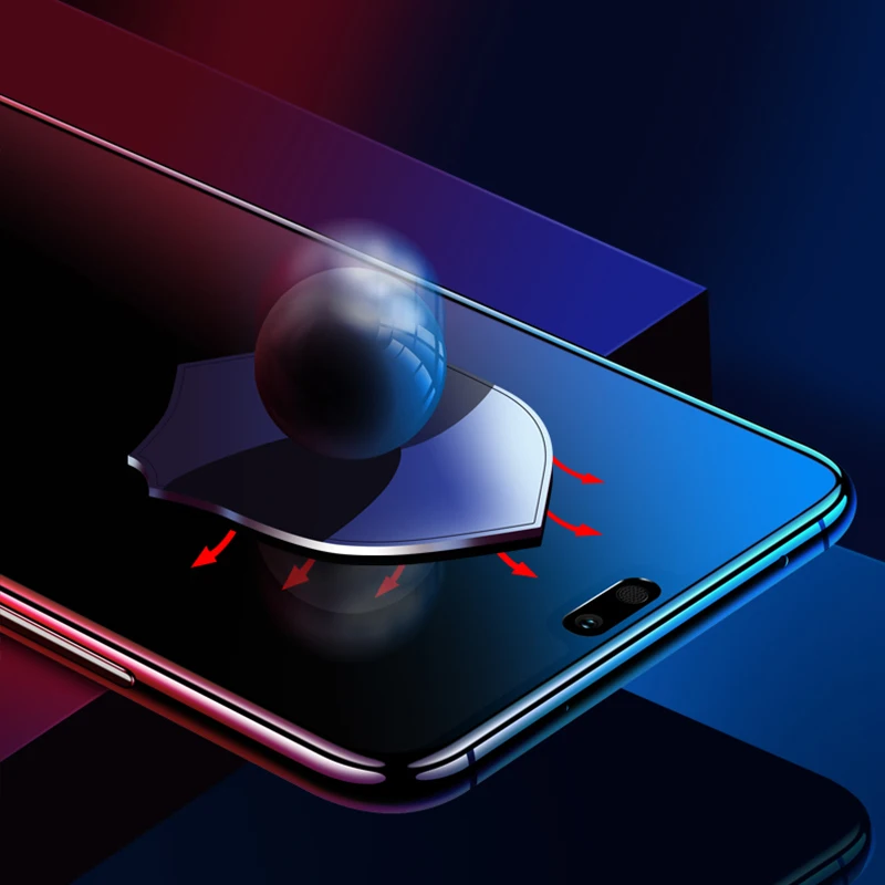 Закаленное стекло с полным покрытием 9D для Huawei P20 30 HD пленка защиты экрана от