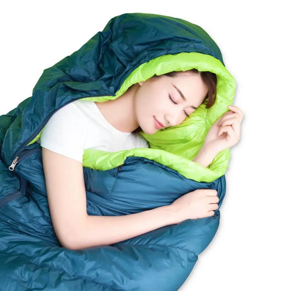 Zenph зимний спальный мешок 300 г гусиный пух взрослый Мумия ультра-светильник водонепроницаемый открытый кемпинг спальный мешок