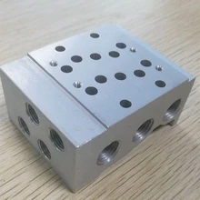 NBSANMINSE коллектор для SMC типа SY3140 серии Соленоидный клапан пневматический клапан управления клапанной панелью G 1/8