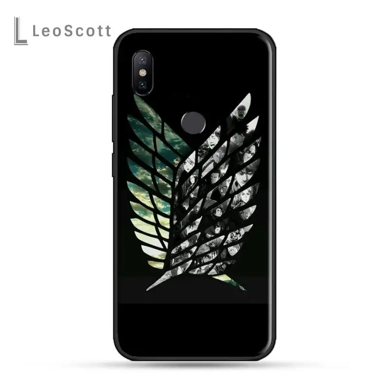 xiaomi leather case cover Anime Attack On Titan Levi Ackerman  Unique Phone Cover For Xiaomi Mi A1 A2 5 6 6PLUS 8 9 SE Lite MIX 2 2S MAX 2 3 Pocophone F1 phone cases for xiaomi