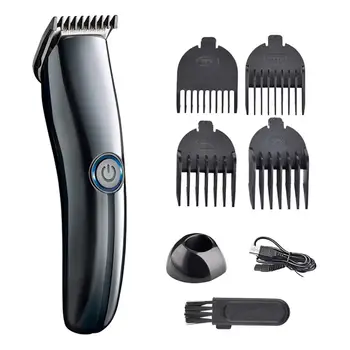 

Professional Digital Hair Trimmer Rechargeable Electric Hair Clipper Men's Cordless Haircut Adjustable Ceramic Blade