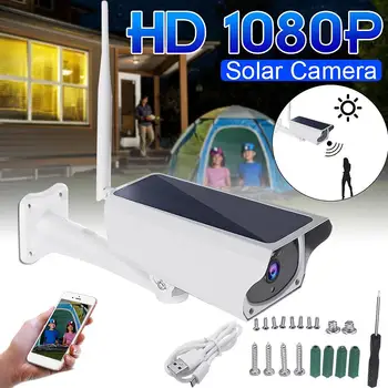 

Solar IP Camera Wifi 1080P HD IR Alarm Output IP67 Wireless Camera Home Night Vision Security Surveillance Network Video Smart