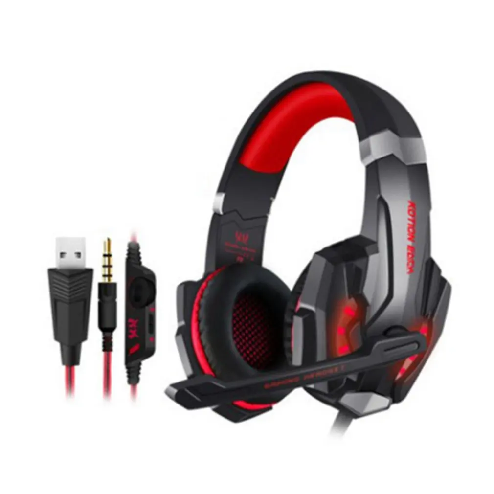G9000 игровая гарнитура 3 5 мм Игровые наушники с микрофоном светодиодная подсветка