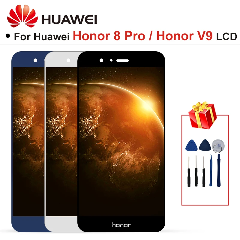 ЖК-дисплей 5 7 дюйма для HUAWEI Honor 8 Pro V9 DUK-L09 DUK-AL20 сенсорный экран дигитайзер в сборе |
