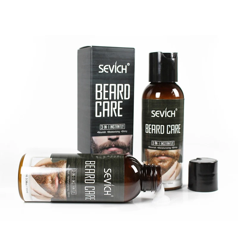 

Natural 100ml Beard Care Product Beard Wax Growth Oil Leave-In Conditioner for Groomed Beard Growth