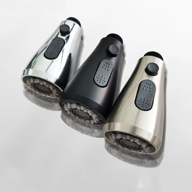 Testina Spray Rubinetto Cucina - 3 Funzioni, G1/2, Galvanizzata