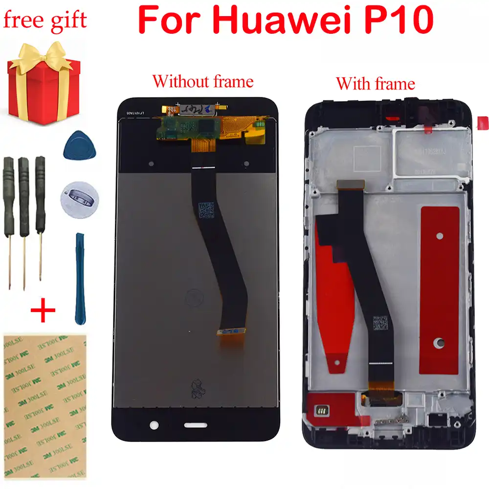 For Huawei P10 Lcd Display Touch Screen Digitizer Sensor Glass Assembly For Huawei P10 Display Screen Vtr L09 Vtr L10 Vtr L29 Lcd Digitizer Glass Digitizerglass Display Aliexpress