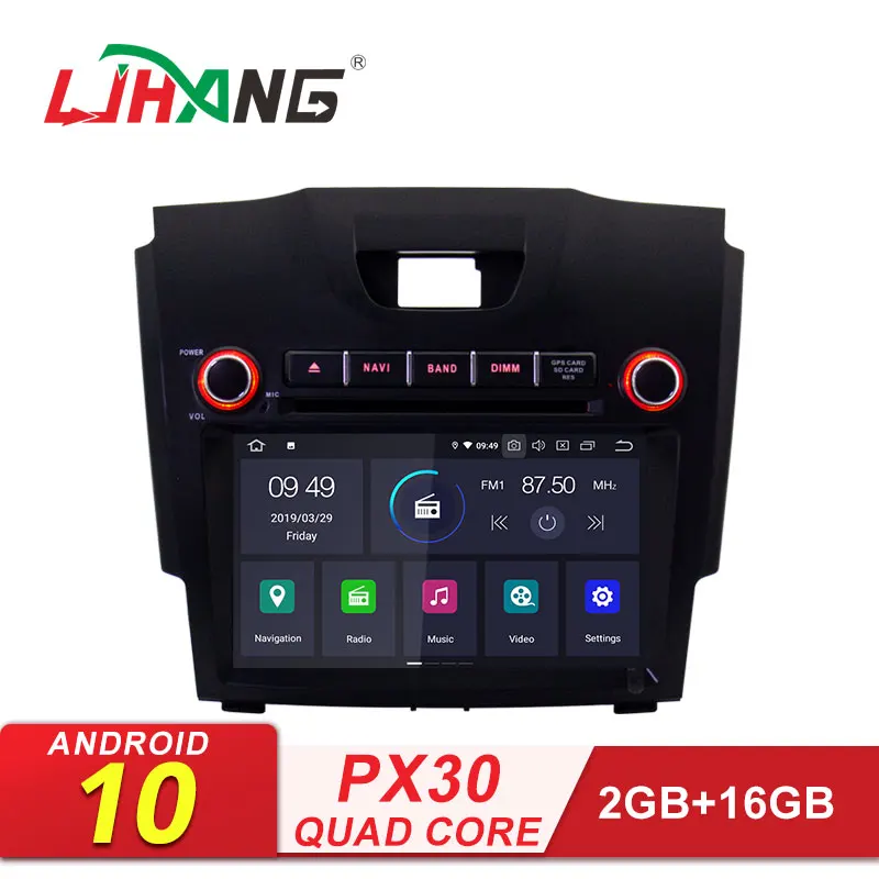 Автомобильный DVD плеер LJHANG 2 Din Android 10 для CHEVROLET Holden S10 TRAILBLAZER ISUZU D MAX автомобильный