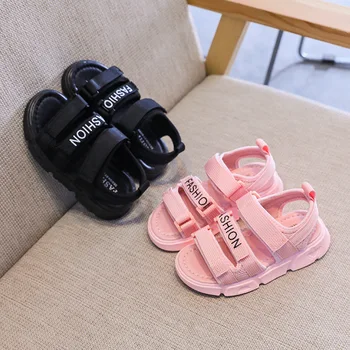 

Children Sandals Leakage Toe New Girls Sport Sandals Kids Boys Fashion Casual Beach Shoes Non-slip Thick Bottom SM100