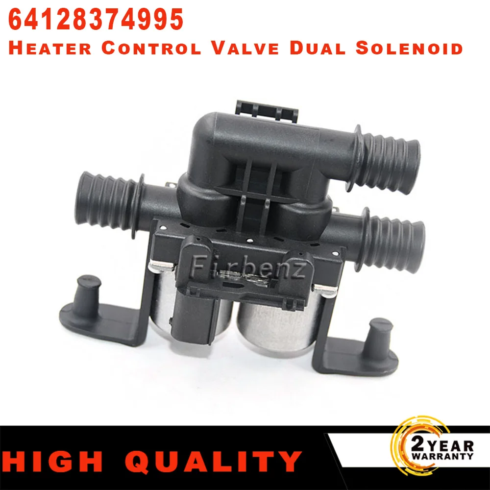 

64128374995 64-12-8-372-016 Water Heater Control Valves Dual Solenoid For BMW 5 Series E38 E39 E46 E53 X5 Car Accessories