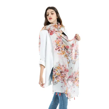 

180*90cm Cotton Linen Voile Scarf Autumn Winter Scarves Men Foulard Square Hijab Ladies Shawl wrap muffler pareo female hijab